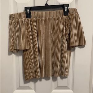 Bardot off the shoulder top